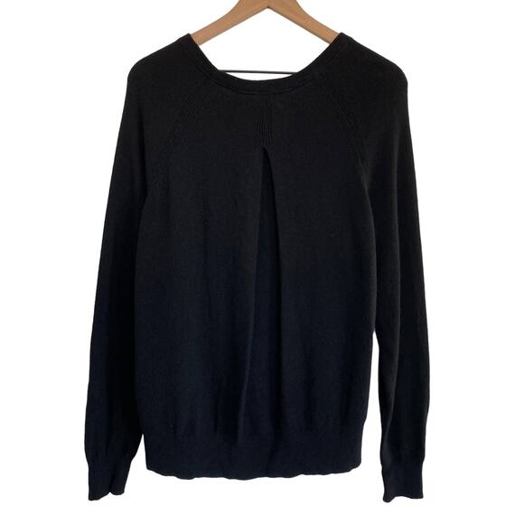 Banana Republic Black Wool Blend Round Neck Sweater Size XL - Picture 5 of 7